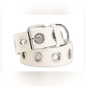 Most wanted Leather Grommet Belt 1.5in W with metal elements